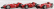 Cmc Ferrari Set 3x F1 D50 1:18, červená