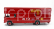 Cmr Om fiat 150 Rolfo Truck Car Transporter 2-assi 1966 - For F1 312b 1970 And Ferrari P3 Spider 1966 1:18 Red