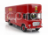 Cmr Om fiat 150 Rolfo Truck Car Transporter 2-assi 1966 - For F1 312b 1970 And Ferrari P3 Spider 1966 1:18 Red