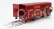 Cmr Om fiat 150 Rolfo Truck Car Transporter 2-assi 1966 - For F1 312b 1970 And Ferrari P3 Spider 1966 1:18 Red