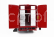 Cmr Om fiat 150 Rolfo Truck Car Transporter 2-assi 1966 - For F1 312b 1970 And Ferrari P3 Spider 1966 1:18 Red