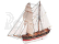 CONSTRUCTO St. Helena škuner 1814 1:85 kit