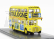 Corgi AEC Type Rm Autobus London Transport Boulogne Route 88 Action Green 1949 1:76 Žlutá