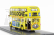 Corgi AEC Type Rm Autobus London Transport Boulogne Route 88 Action Green 1949 1:76 Žlutá