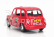 Corgi Austin London Taxi Lti Tx4 2007 - The Beatles - Christmas Taxi 1:36 Tmavě Růžová