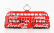 Corgi Blackpool Decker Double Tram Autobus Coca-cola Open Happiness 1934 1:76 Červená Bílá