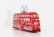 Corgi Blackpool Decker Double Tram Autobus Coca-cola Open Happiness 1934 1:76 Červená Bílá