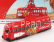 Corgi Blackpool Decker Single Tram Autobus Coca-cola 1:76, červená