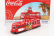 Corgi Blackpool Decker Single Tram Autobus Coca-cola 1:76, červená