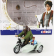 Corgi Motorcycle Hagrid's Sidecar Harry Potter - Movie 1:36 Velmi Světle Zelená