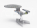 Corgi Star trek U.s.s. Enterprise Ncc-1701-d - The Next Generation 1:2000 Grey