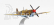 Corgi Supermarine Spitfire Mk.ixc Military Airplane  1943 1:72 2 Tóny Hnědé
