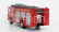 Corgi Truck Truck Emergency Fire Engine Brigade 1980 1:50 Red