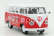 Corgi Volkswagen T1 Camper Van Coca-cola 1961 1:43 Červená Bílá