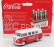Corgi Volkswagen T1 Camper Van Coca-cola 1961 1:43 Červená Bílá