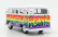 Corgi Volkswagen T1 Minibus Camper Van 1961 - Peace & Love 1:43 Různé