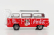 Corgi Volkswagen T1 Minibus Coca-cola With Surfboard 1961 1:43 Bílá Červená