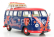 Corgi Volkswagen T1 Minibus Happy Anniversary 1961 1:43 Modrá Červená