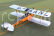 RC letadlo DH-60 Gipsy Moth 1,7m, oranžová/černá