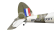RC letadlo DHC-1 Chipmunk 1/5 2,03m, kamuflážní
