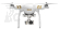 BAZAR - RC dron DJI Phantom 3 Professional (3x aku)