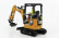 Dm-models Caterpillar Cat301.7 Cr Escavatore Cingolato - Tractor Hydraulic Mini Excavator 1:50 Žlutá Černá