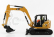 Dm-models Caterpillar Cat308 Cr Pásový bagr 1:50, žlutá
