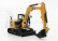 Dm-models Caterpillar Cat308 Cr Pásový bagr 1:50, žlutá