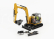 Dm-models Caterpillar Cat308e2 Cr Sb Escavatore Cingolato - Tractor Hydraulic Mini Excavator 1:32 Žlutá Černá