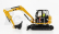 Dm-models Caterpillar Cat308e2 Cr Sb Pásový bagr 1:32, žlutá