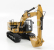 Dm-models Caterpillar Cat320 Escavatore Cingolato - Tractor Hydraulic Excavator - Next Generation 1:50 Žlutá Černá