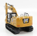 Dm-models Caterpillar Cat320 Escavatore Cingolato - Tractor Hydraulic Excavator - Next Generation 1:50 Žlutá Černá