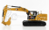 Dm-models Caterpillar Cat323 Escavatore Cingolato - Tractor Hydraulic Excavator 1:50 Žlutá Černá