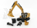 Dm-models Caterpillar Cat323 Escavatore Cingolato - Tractor Hydraulic Excavator 1:50 Žlutá Černá