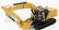 Dm-models Caterpillar Cat336 Escavatore Cingolato - Tractor Hydraulic Excavator 1:87 Žlutá Černá