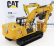 Dm-models Caterpillar Cat336 Escavatore Cingolato - Tractor Hydraulic Excavator Scraper - Next Generation 1:50 Žlutá Černá