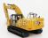 Dm-models Caterpillar Cat336 Escavatore Cingolato - Tractor Hydraulic Excavator Scraper - Next Generation 1:50 Žlutá Černá