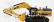 Dm-models Caterpillar Cat347d Pásový bagr 1:50, žlutá