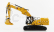 Dm-models Caterpillar Cat352 Pásový bagr 1:50, žlutá