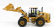 Dm-models Caterpillar Cat950gc Ruspa Gommata - Scraper Tractor Wheel Loader 1:50 Žlutá Černá