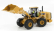 Dm-models Caterpillar Cat950gc Ruspa Gommata - Scraper Tractor Wheel Loader 1:50 Žlutá Černá