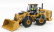 Dm-models Caterpillar Cat950gc Ruspa Gommata - Scraper Tractor Wheel Loader 1:50 Žlutá Černá