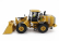 Dm-models Caterpillar Cat966gc Ruspa Gommata - Scraper Tractor Wheel Loader 1:50 Žlutá Černá