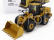 Dm-models Caterpillar Cat966gc Ruspa Gommata - Scraper Tractor Wheel Loader 1:50 Žlutá Černá