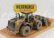 Dm-models Caterpillar Cat966m Ruspa Gommata - Scraper Tractor Weathered Medium Wheel Loader 1:50 Žlutá Černá