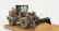 Dm-models Caterpillar Cat966m Ruspa Gommata - Scraper Tractor Weathered Medium Wheel Loader 1:50 Žlutá Černá