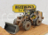 Dm-models Caterpillar Cat966m Ruspa Gommata - Scraper Tractor Weathered Medium Wheel Loader 1:50 Žlutá Černá