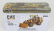 Dm-models Caterpillar Cat966m Ruspa Gommata - Scraper Tractor Wheel Loader 1:87 Žlutá Černá