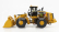 Dm-models Caterpillar Cat982m Ruspa Gommata - Scraper Tractor Wheel Loader 1:50 Žlutá Černá