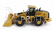 Dm-models Caterpillar Cat982xe Ruspa Gommata - Scraper Tractor Wheel Loader 1:50 Žlutá Černá